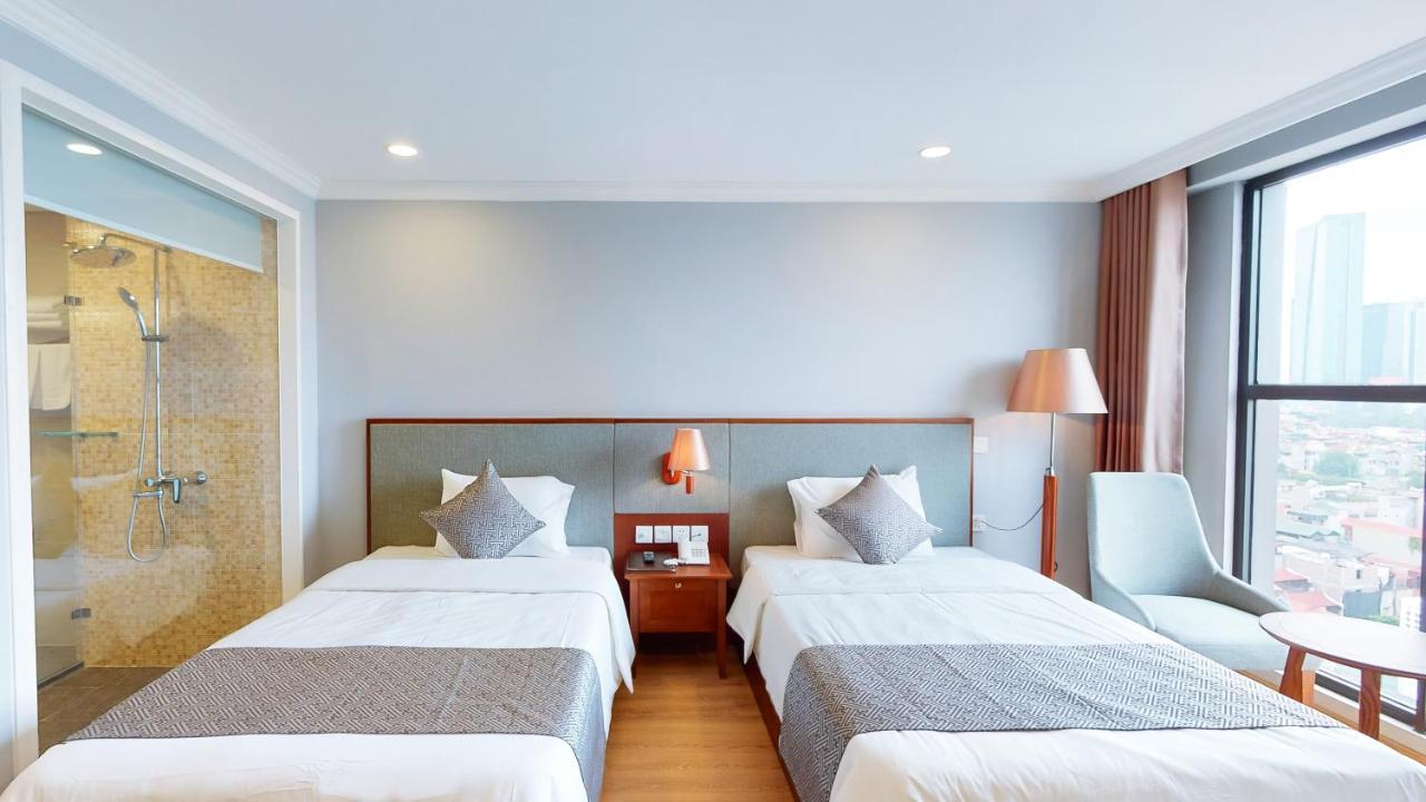 Cau Giay Hotel - By Bay Luxury Hanoj Exteriér fotografie